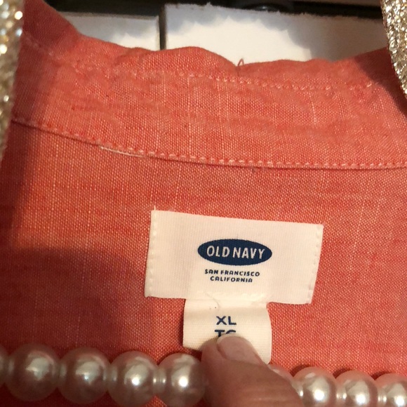 Old Navy Button Up Dress Shirt - Picture 2 of 3